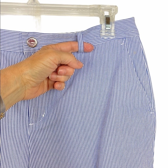 LRL Ralph Lauren Pinstriped Bermuda Shorts Size 8 - Picture 11 of 14